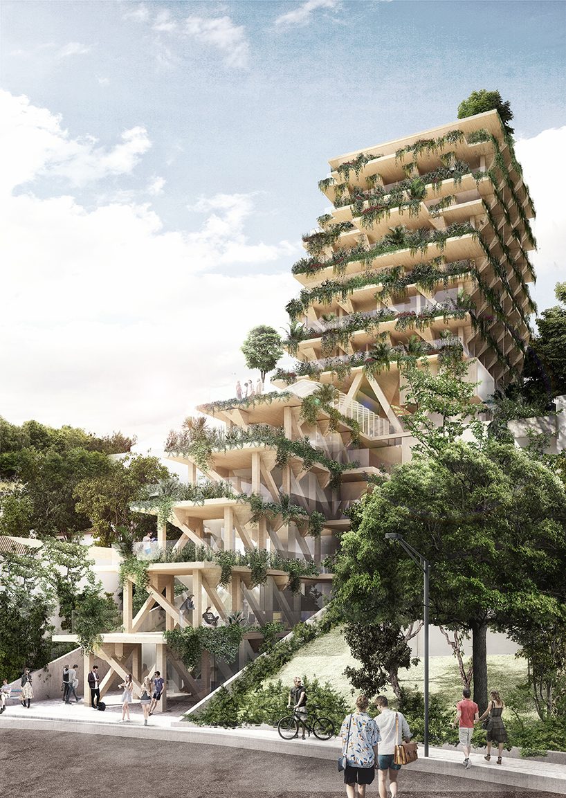 amata + triptyque plan timber building in são paulo that absorbs CO2