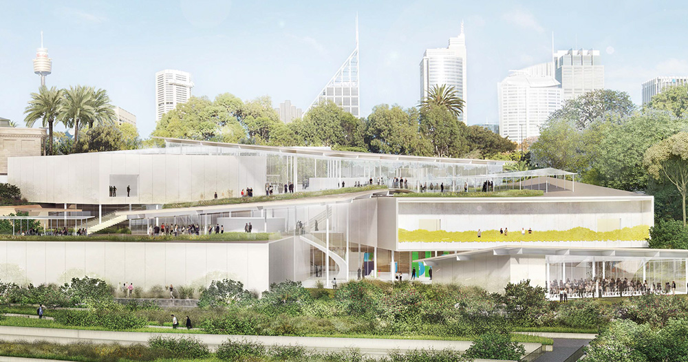 SANAA revises expansion plans for sydney's art gallery NSW