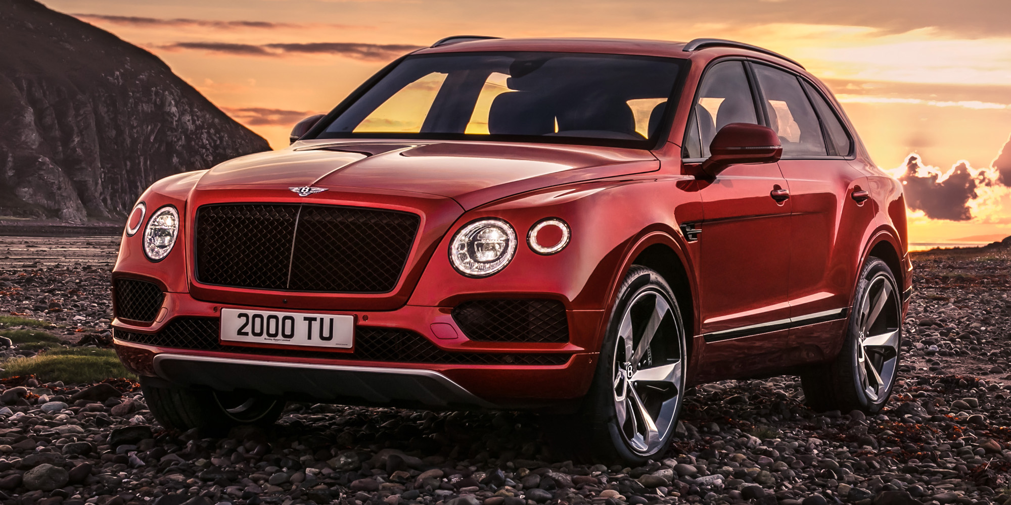 bentley reveals the bentayga V8 luxury SUV
