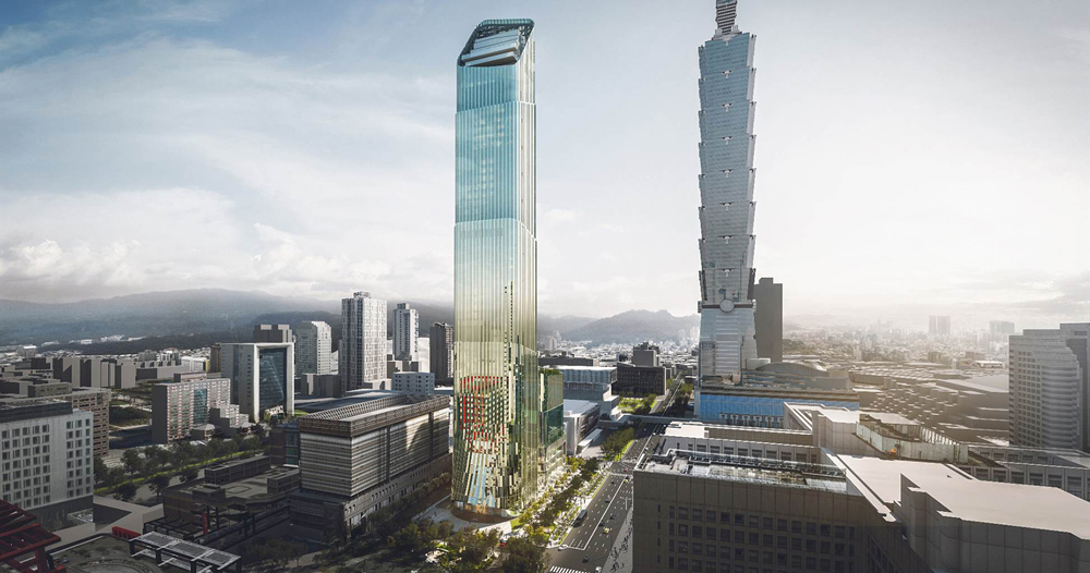 taipei sky tower: ACPV ARCHITECTS antonio citterio patricia viel