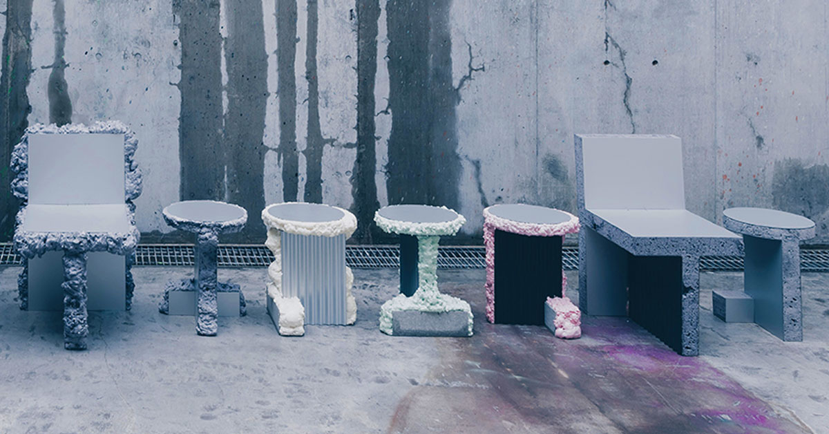 FROAM, a collection of urethane foam spray furniture by SDW