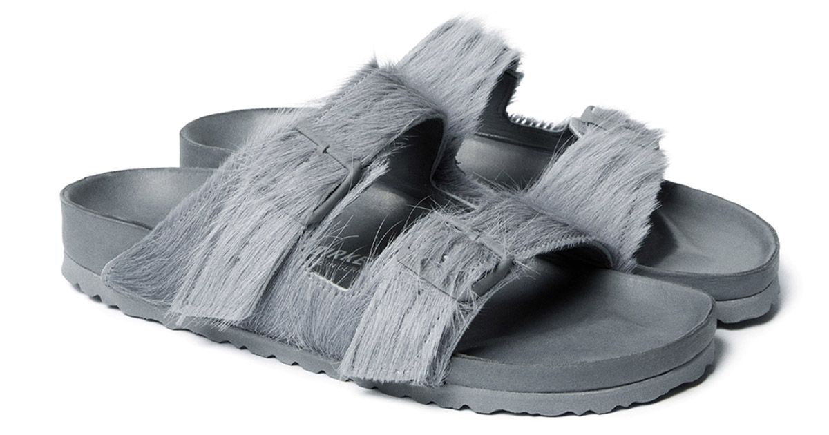 tandpine Mew Mew Pløje the rick owens X birkenstock: classic styles in felt, leather and cowhide