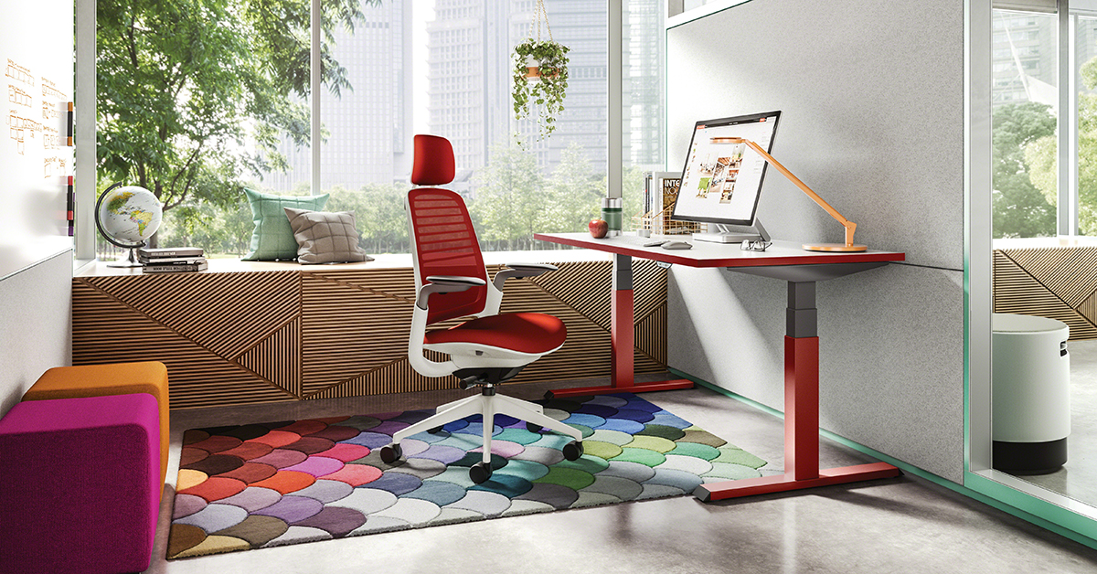 self-adjusting steelcase series 1 chair delivers performance, style and  choice