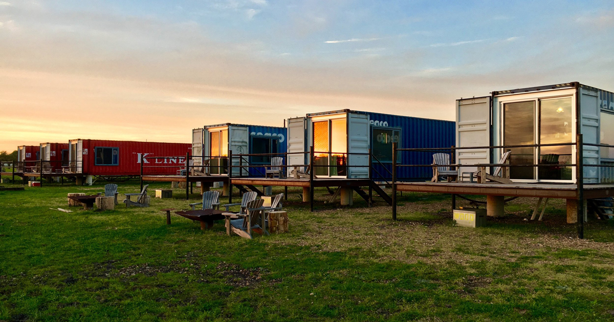 ecochic shipping container hotel lets you try before you buy your own