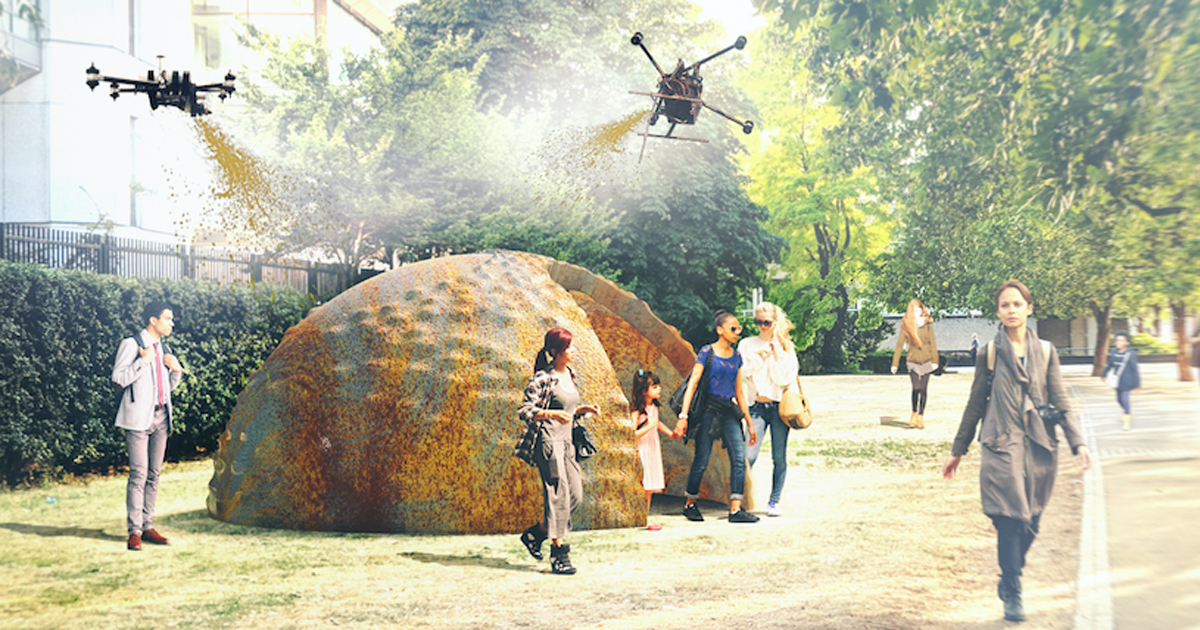 Shell Innovation Strategy Drones drones that build new homes could spell future for mud shell city housing