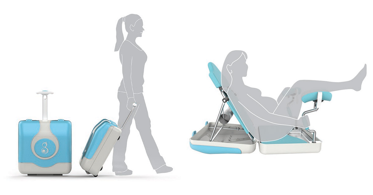 designer ghazal sarmast has developed a portable emergency birth kit