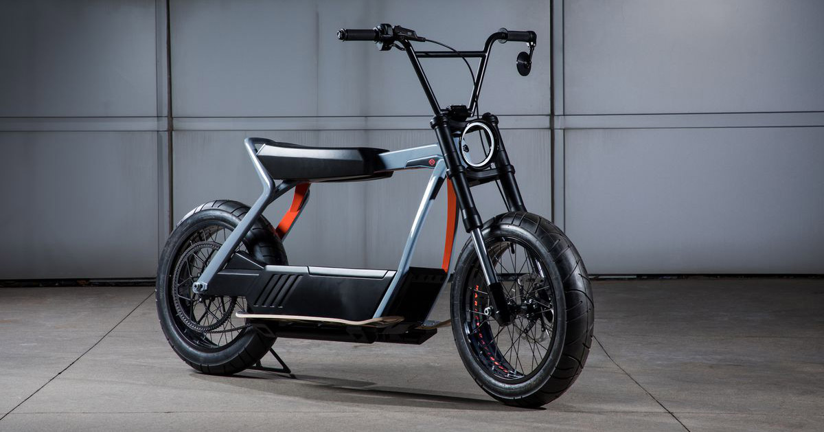 harley davidson street fighter concept merges streamlined car & sports bike  proportions
