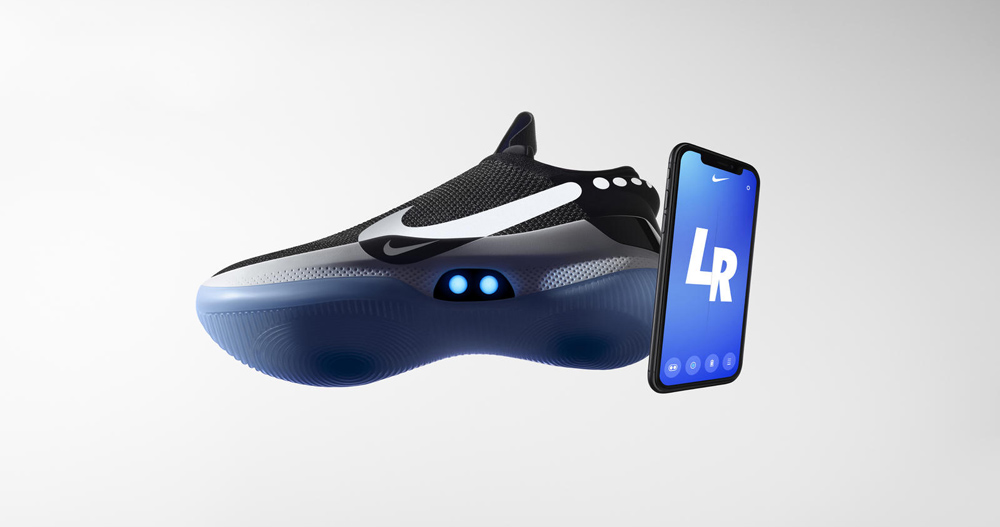 NIKE's self-lacing sneakers can be controlled from your smartphone