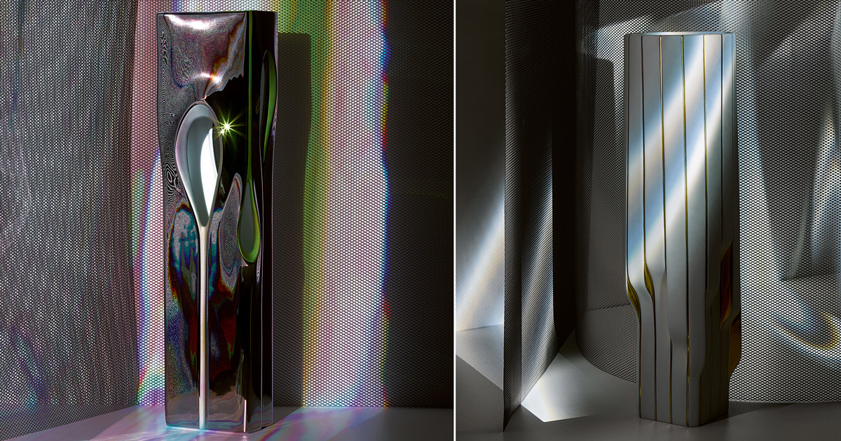 zaha hadid design applies its fluidity and dynamism into porcelain
