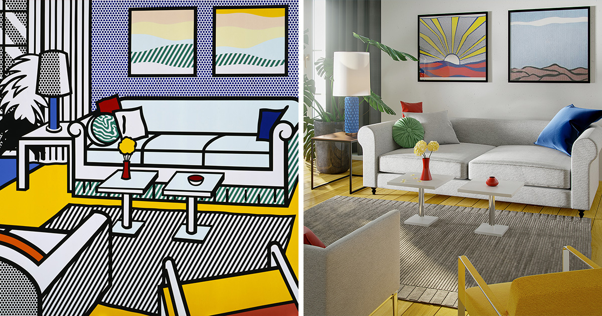 neomam studios brings six rooms from famous paintings to life