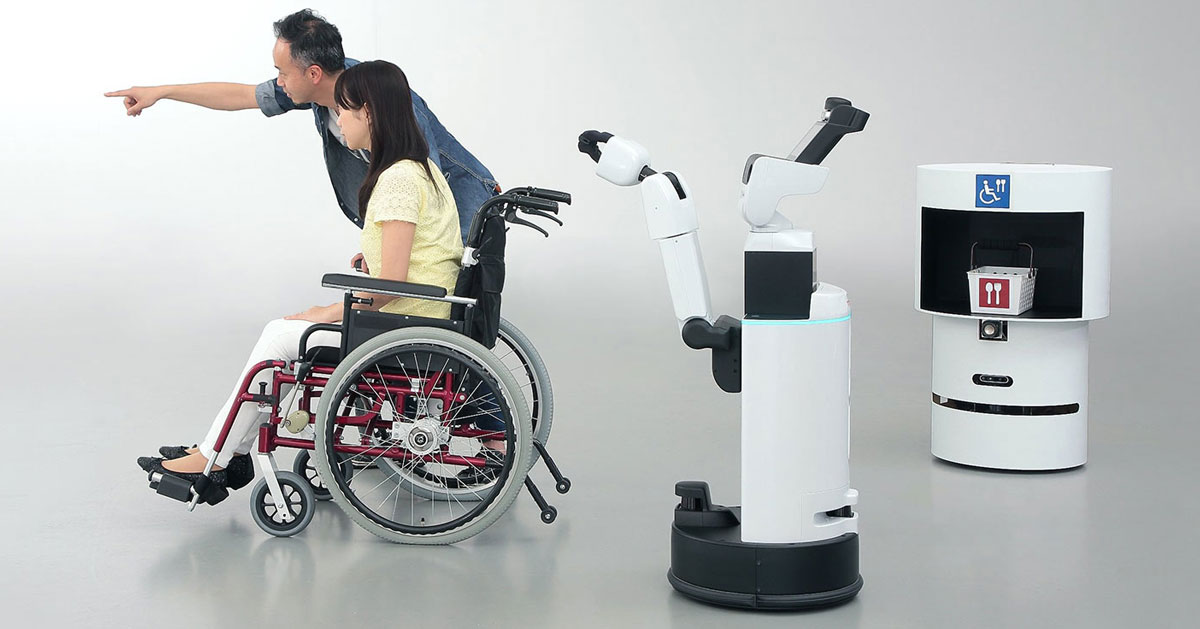 toyota and panasonic reveal games robots to aid visitors during