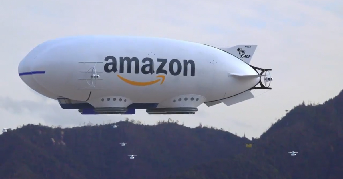 giant delivery-drone blimp amazon's vision the future