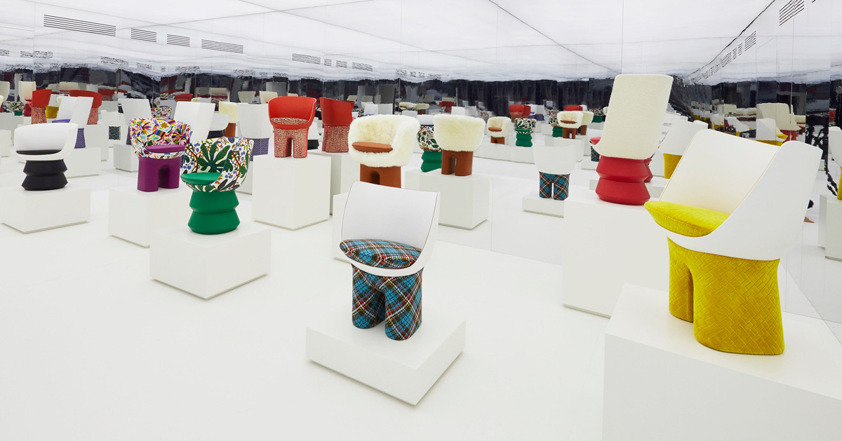 Louis Vuitton's “Objets Nomades” on show in Milan