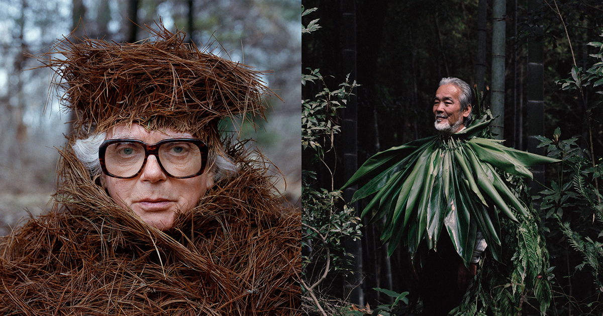 eyes as big as plates' photoseries turns elderly into mythical creatures  absorbed by nature