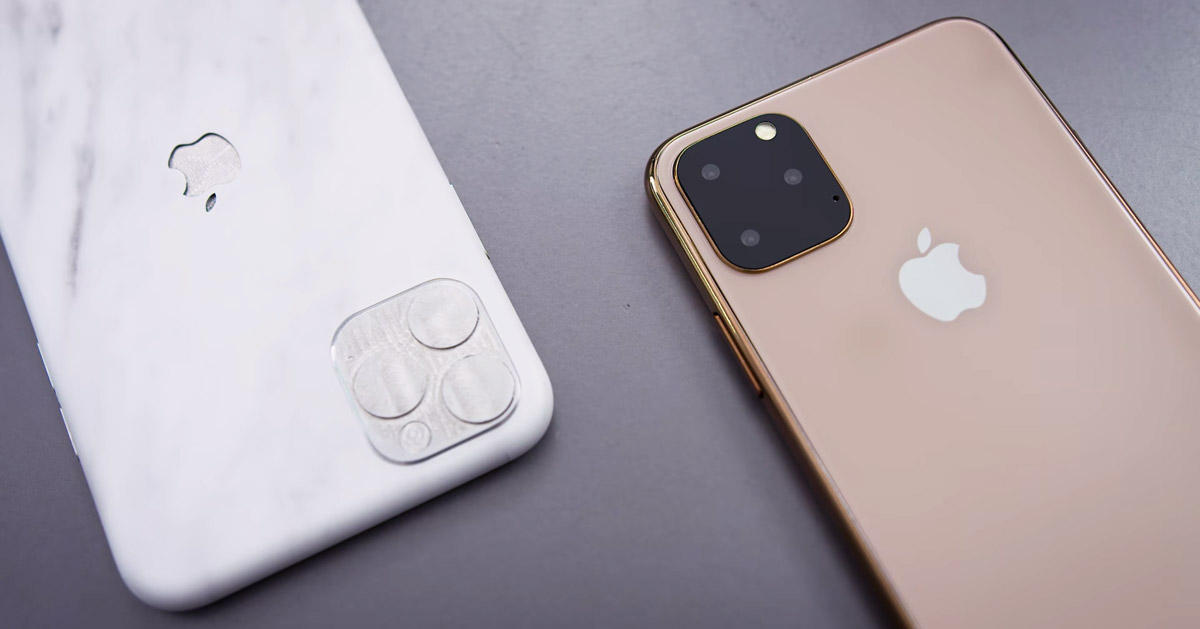 dummy models reveal what the iphone 11 will most likely look like