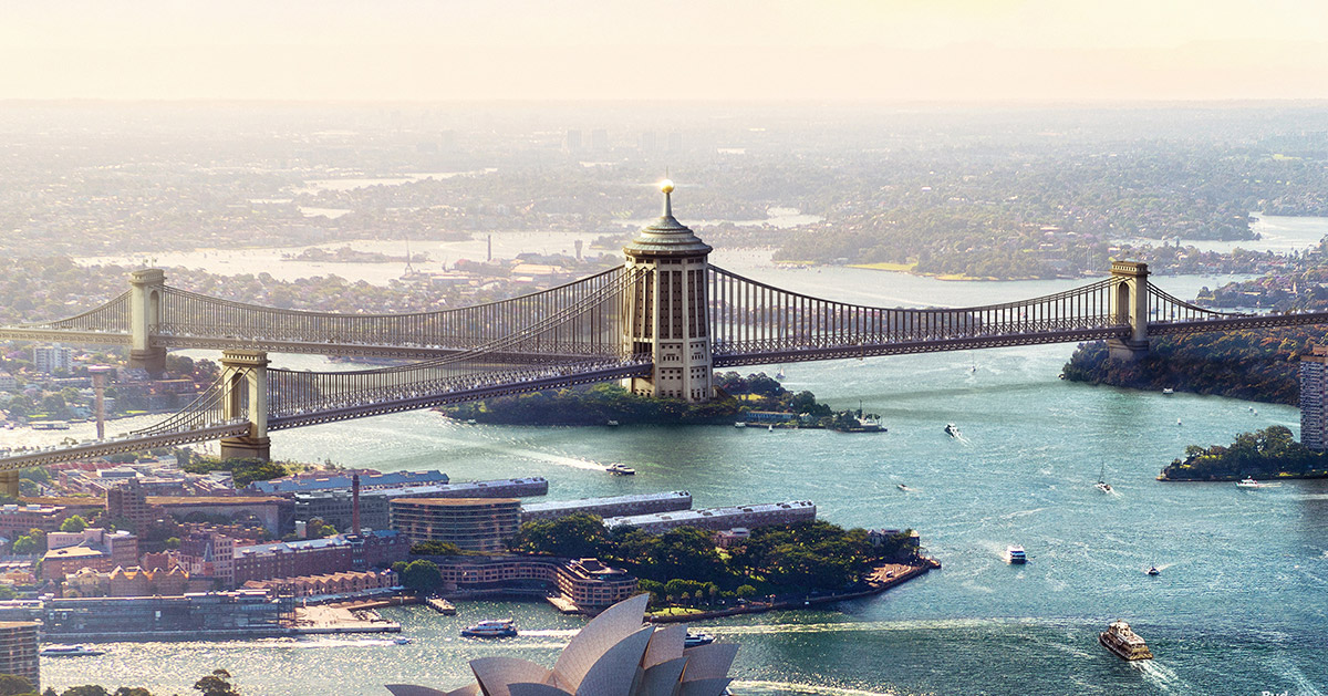 6 designs for the sydney harbour bridge that didn't make it