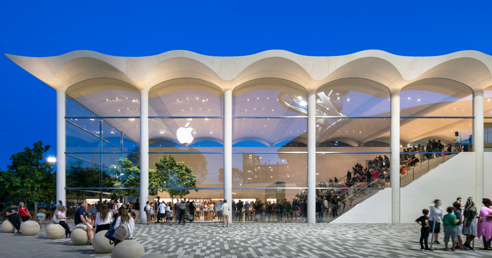 Champs-Élysées Apple Store in Paris by Foster + Partners