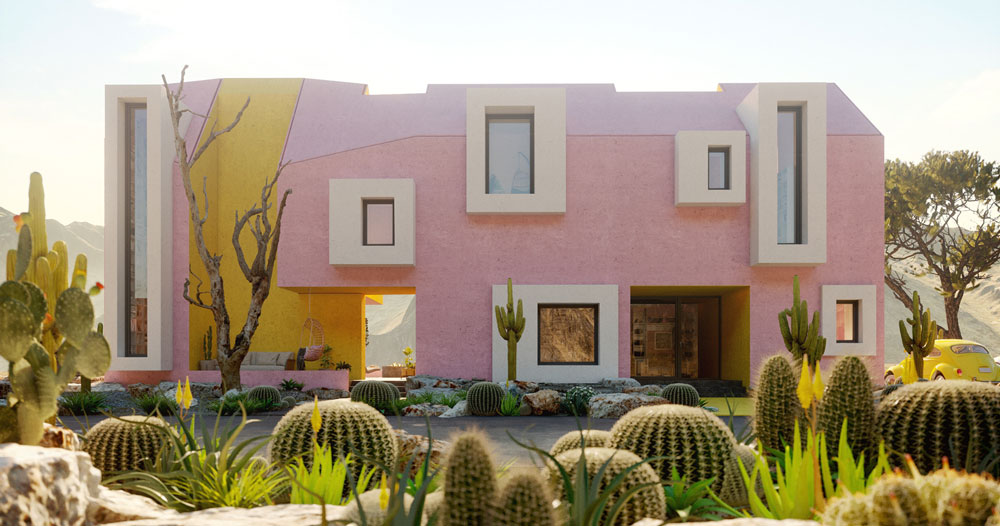 the sonora house is expressed with bold folds and clean seams