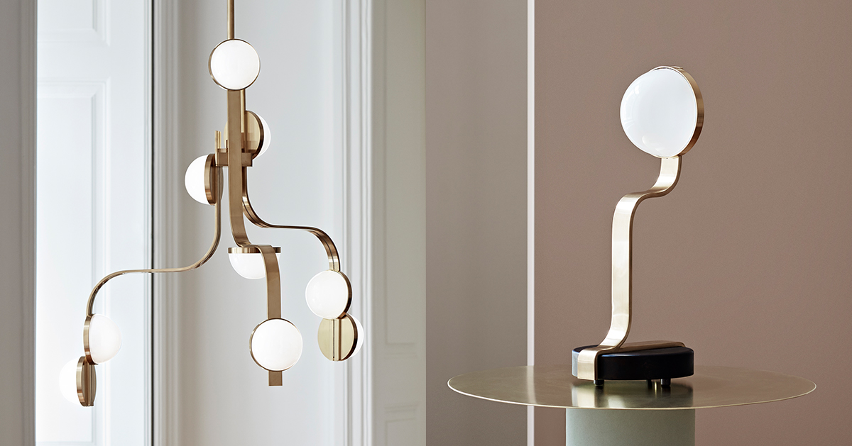 bodo sperlein creates 'typographic' lighting collection for lobmeyr