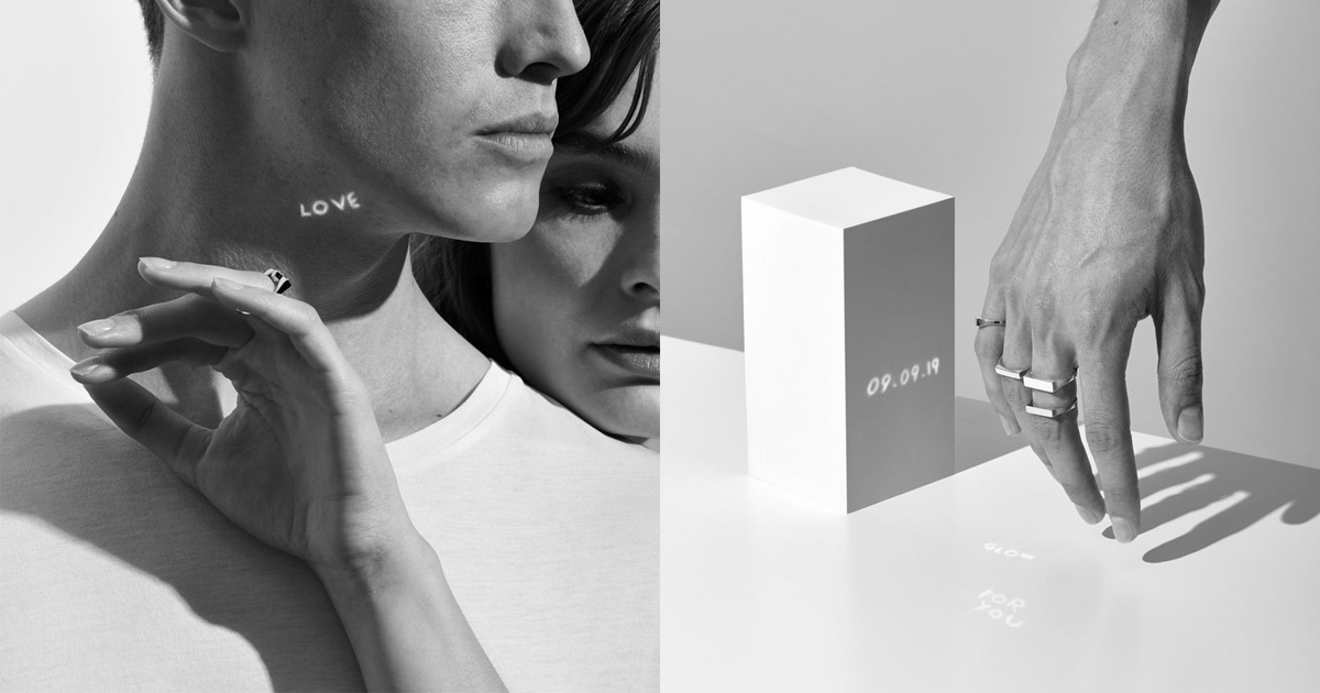 the rayy crafts customized jewelry out of gold, diamonds and light