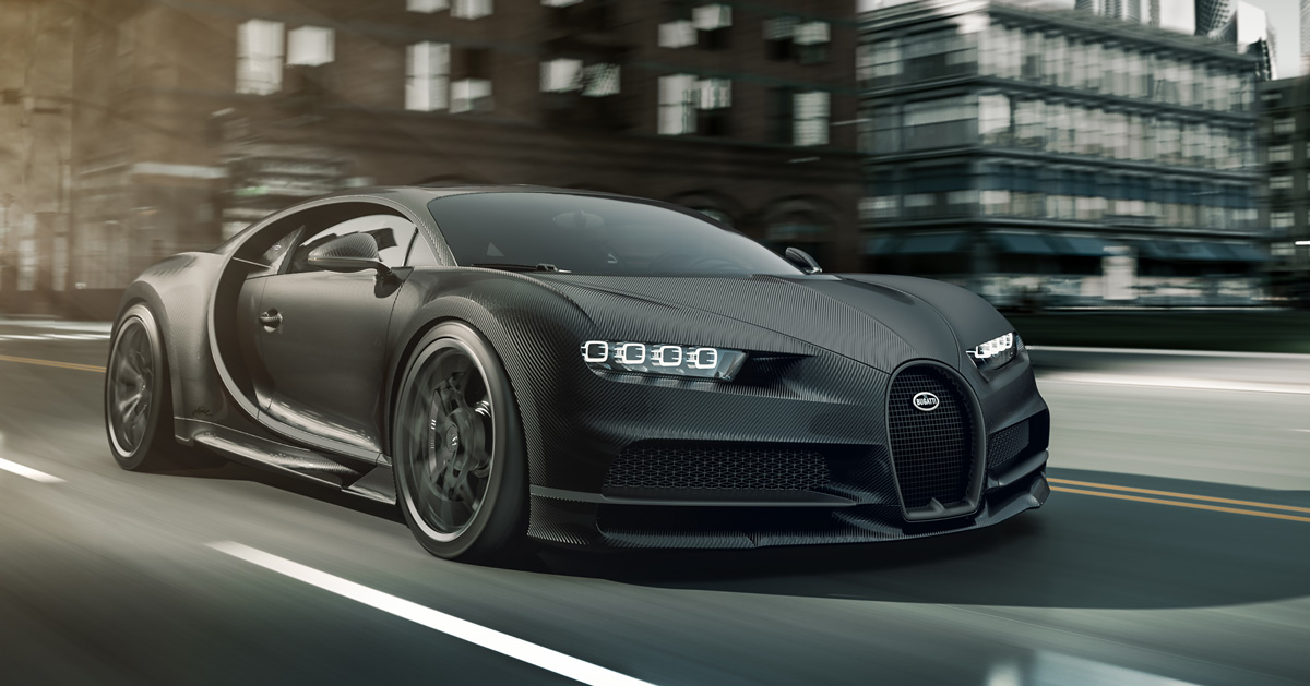 bugatti chiron unveils carbon-clad special edition 'noire' edition