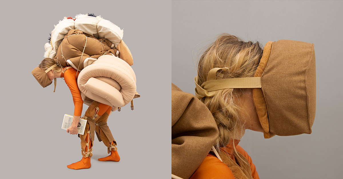 lucy mcrae imagines postapocalyptic sherpas with 'future survival kit'