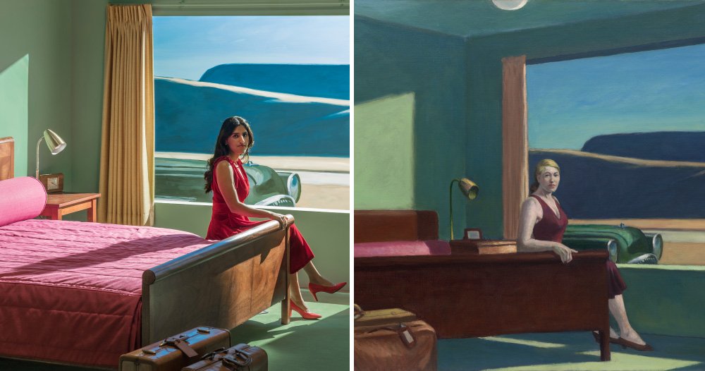 VMFA recreates edward hopper's 'western motel' as 3D hotel experience