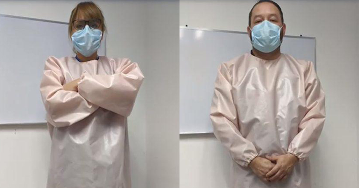 ford uses airbag material to make hospital gowns for COVID19 responders