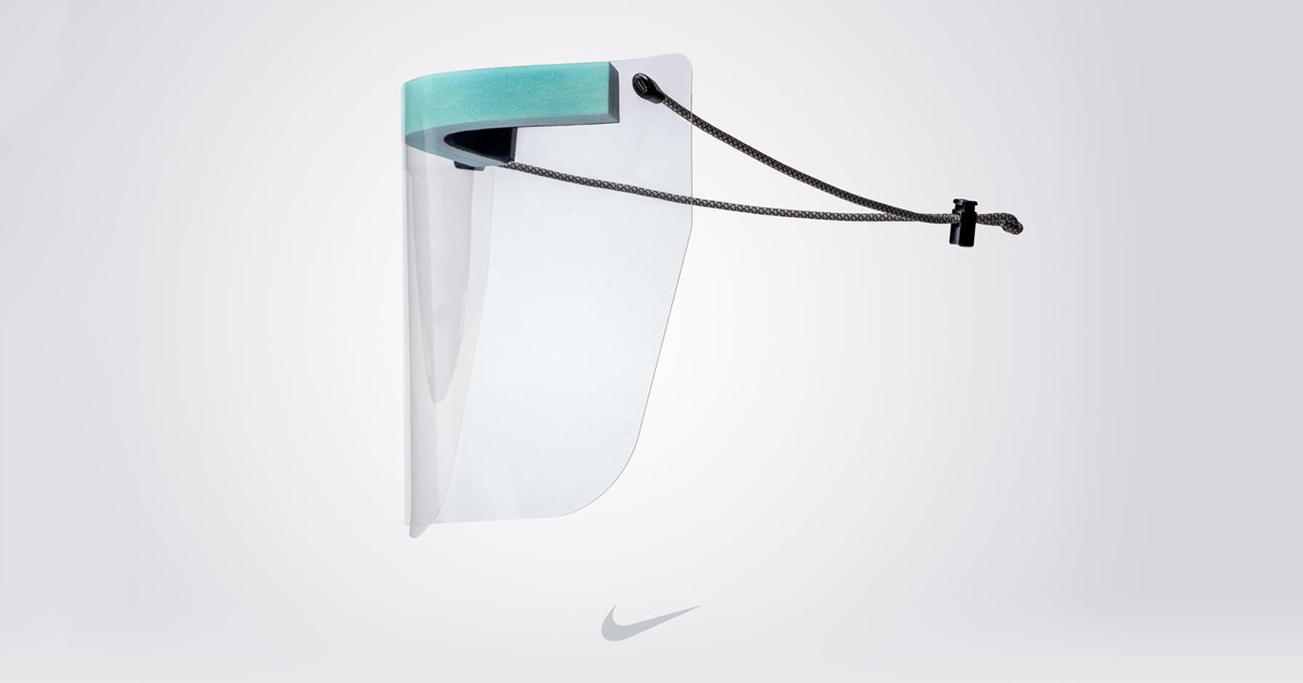 NIKE transforms air sneaker into PPE for frontline healthcare workers