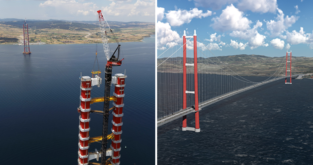 1915çanakkale bridge will be the world's longest span suspension bridge
