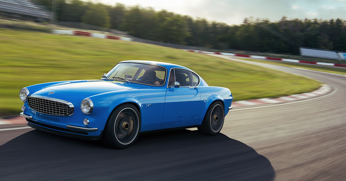 legendary 1960s volvo P1800 sportscar reborn by cyan racing