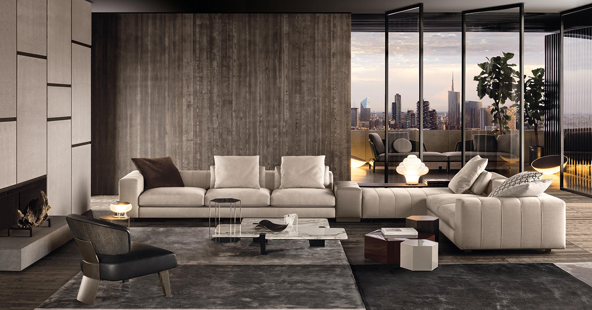 Four Top Minotti Seating Systems Evoke