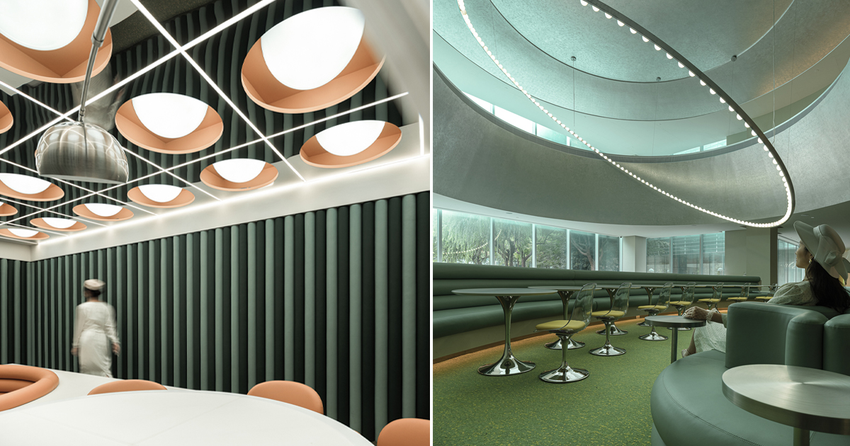various associates creates a 'retro-futuristic' space for shanghai ...