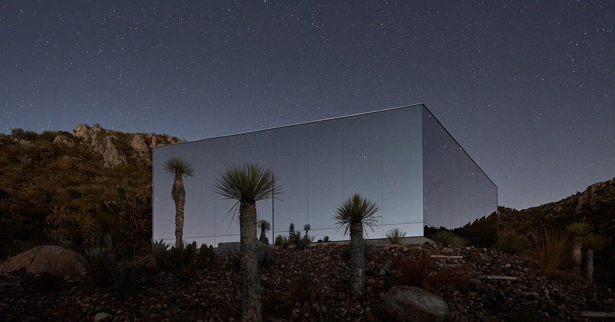 Image showcasing casa etérea is an off-grid glass house set on the slopes of an extinct ...