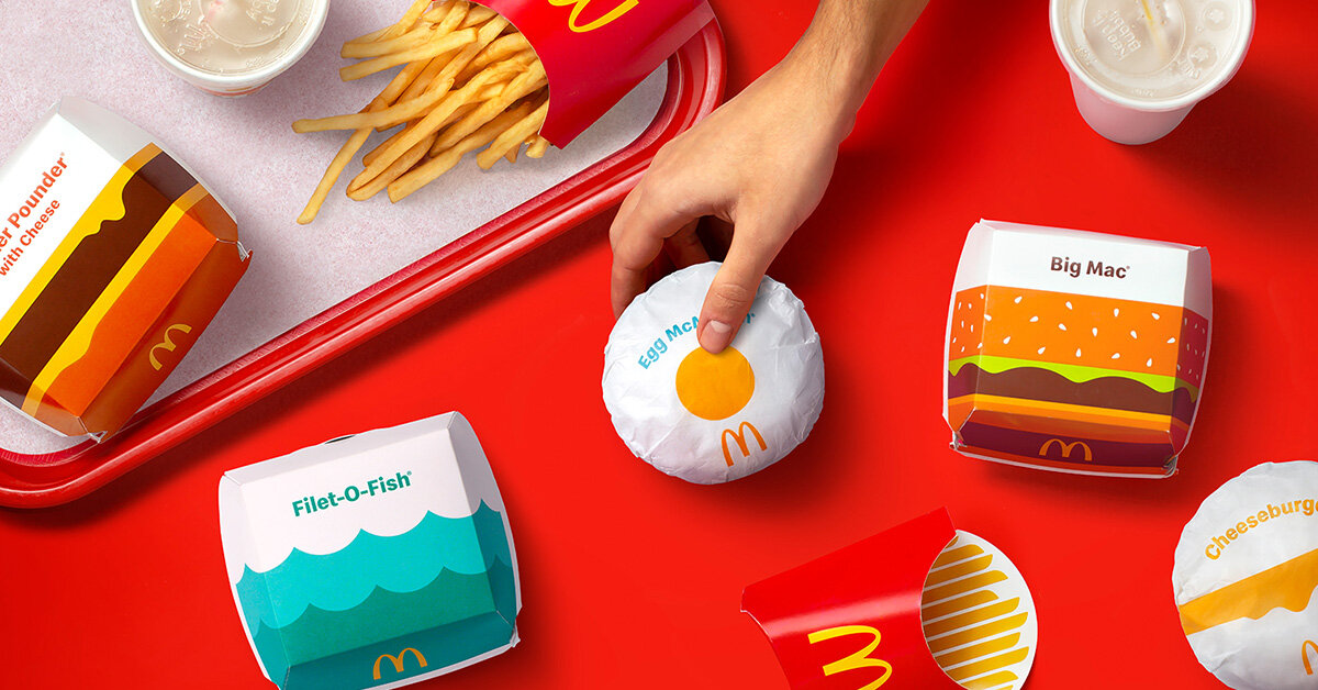 mcdonald's unveils global packaging redesign with a focus on graphics