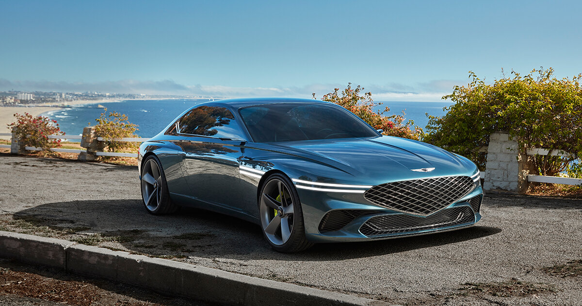 genesis X concept debuts an athletic, zero-emission grand tourer