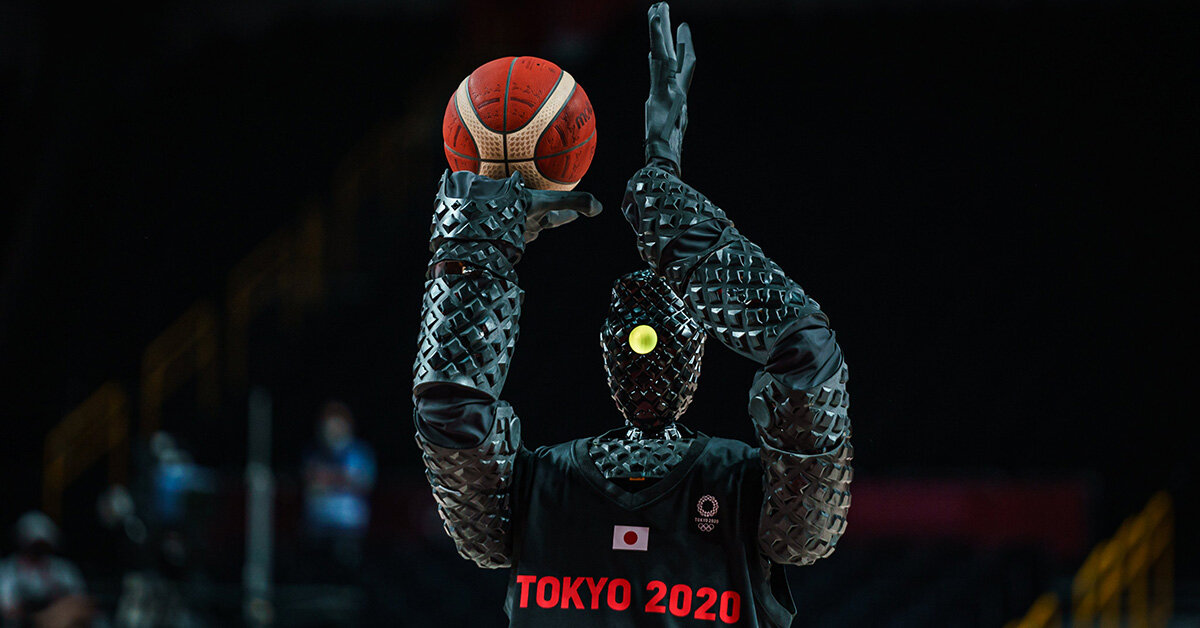 toyota showed its AI-equipped basketball at the olympics 2020