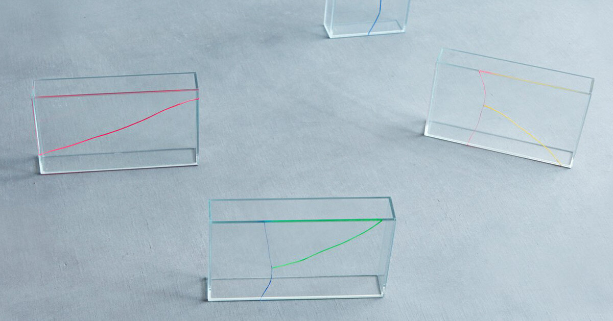 kazuhiro yamanaka colors and repurposes broken glass into unique vases