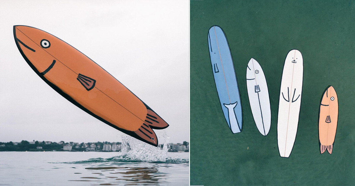 designer surfboard art