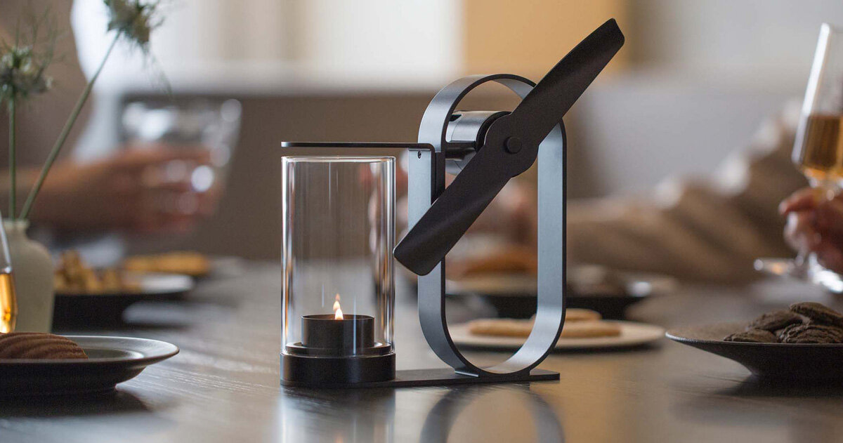 lei is a nonelectric aroma diffuser powered by the heat of a candle
