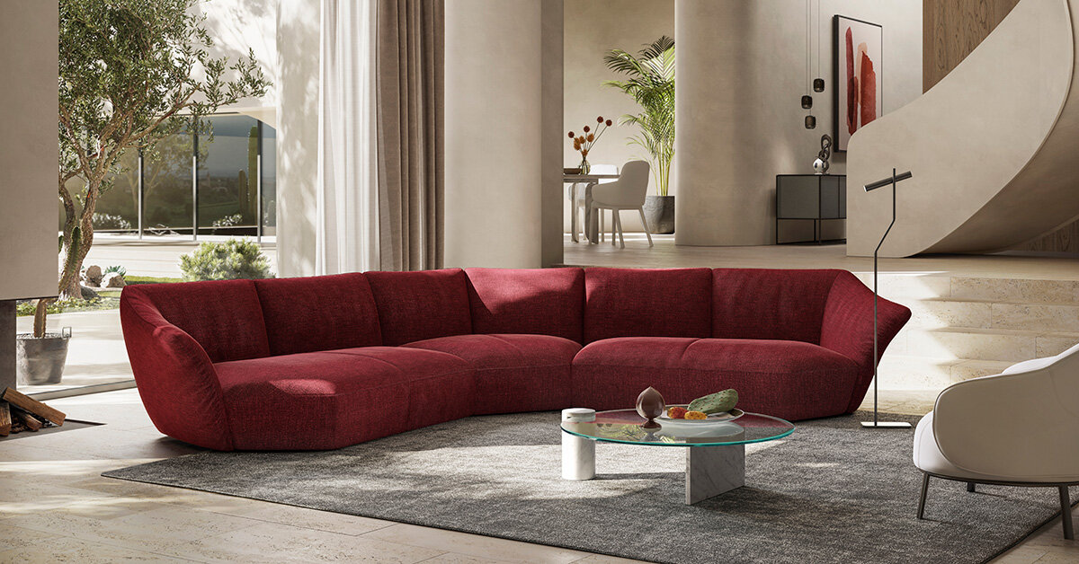 lorenza bozzoli references rebirth in timeless sofa for natuzzi italia