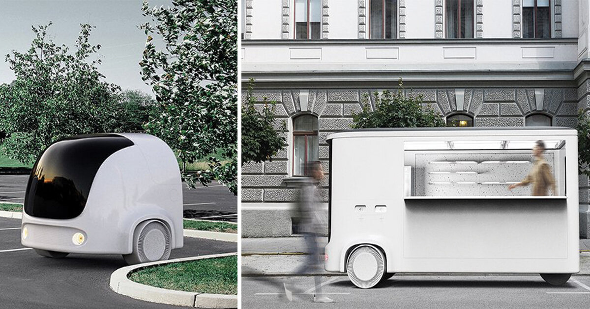 YATAIE by chengyo lee is a lightweight automated food truck