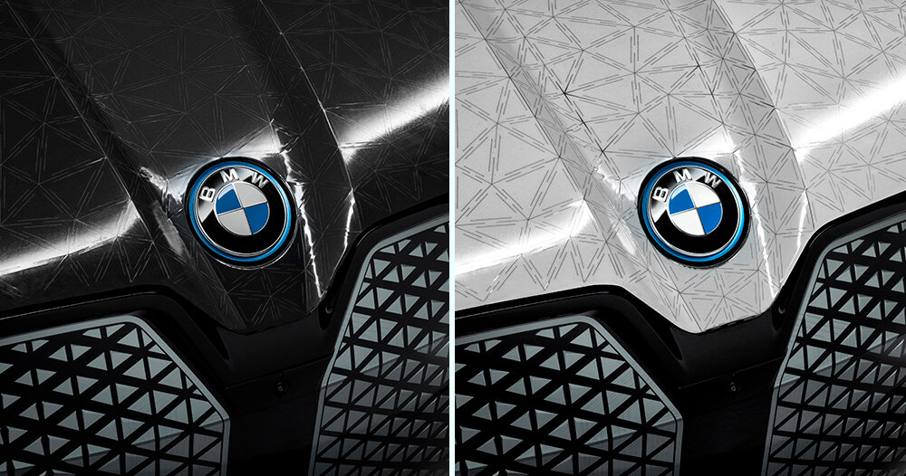  BMW presenta su iX flow eléctrico con 'E Ink' que cambia de color de forma fluida