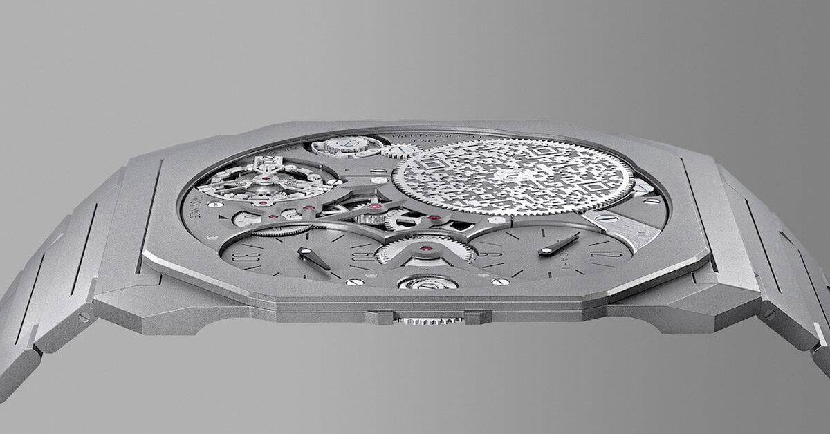 bulgari's octo finissimo ultra is the world's thinnest mechanical watch