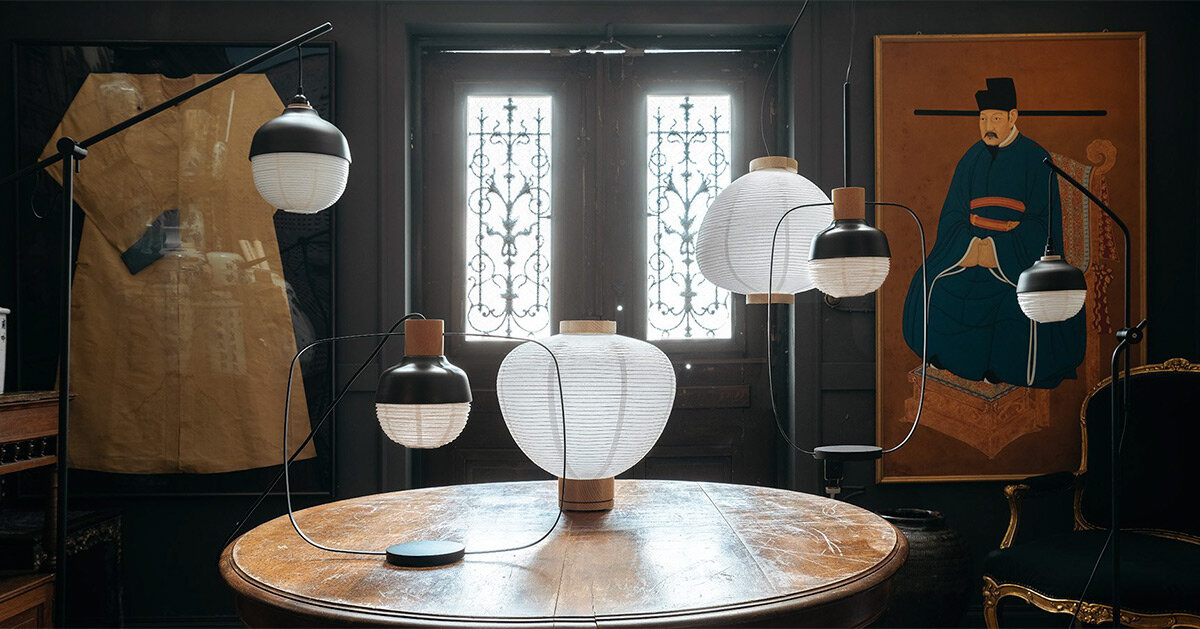 glimt Kæledyr repræsentant KIMU's paper lantern collection fuses eastern culture & western aesthetics