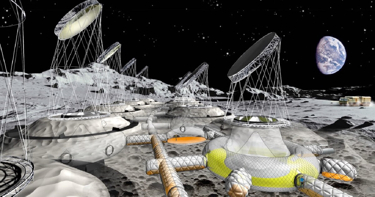 study explores building inflatable greenhouses on the moon for people