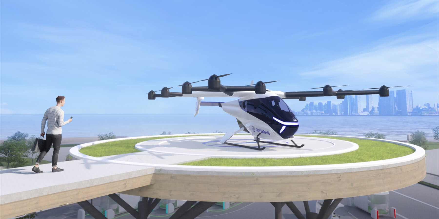 Mlit Big Xxx Videos - SkyDrive's SD-05 flying car unveiled for future air taxi in japan