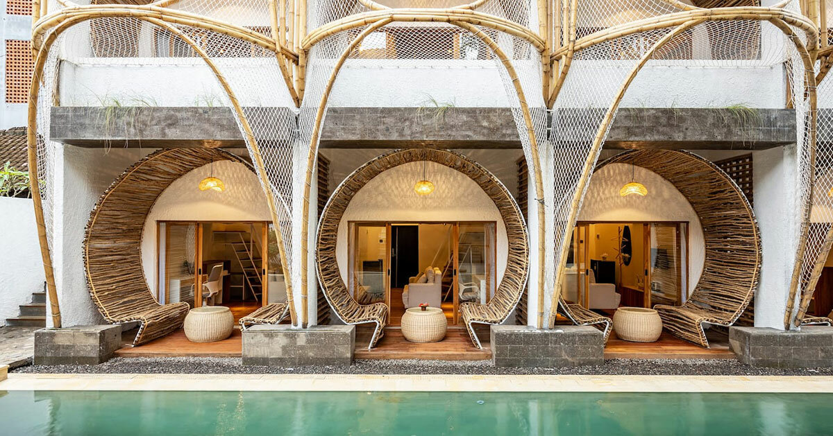 hotel in bali introduces coliving bamboo space for digital nomads