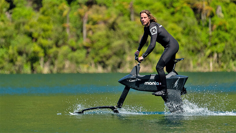 manta5’s second-gen hydrofoiler launches easily thanks to a throttle-only mode