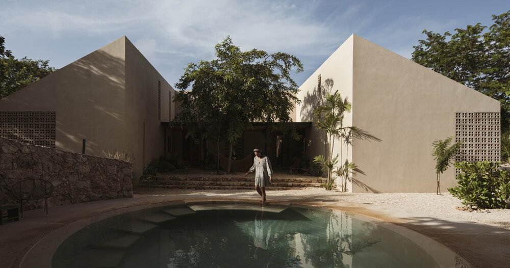this 'galopina' guest house by TACO celebrates the wild nature of yucatán